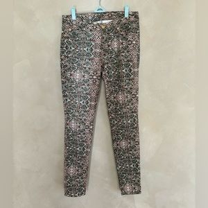 7 For All Mankind mosaic skinny jeans